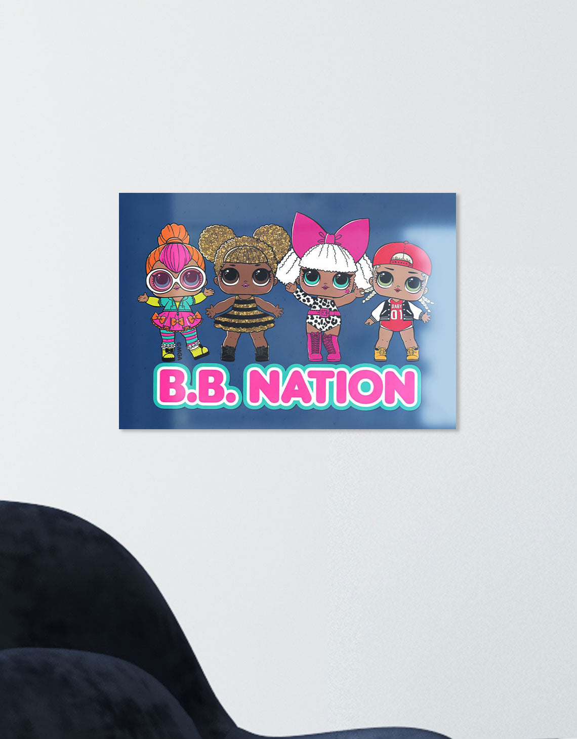 LOL Surprise BB Nation A3 Wall Art