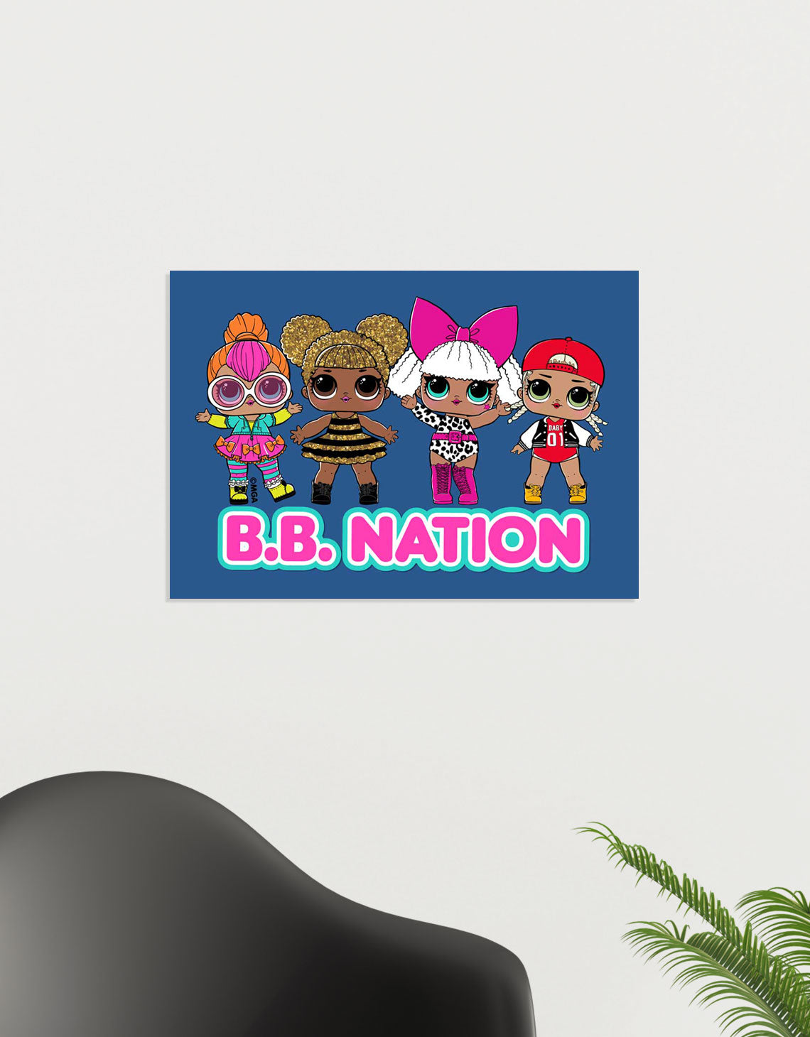 LOL Surprise BB Nation A3 Wall Art