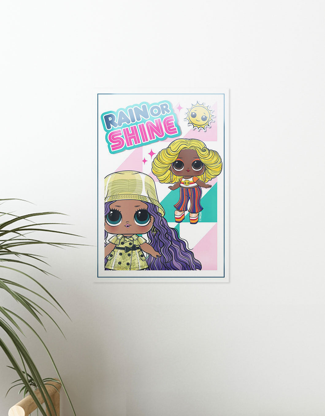 LOL Surprise Rain Or Shine A3 Wall Art