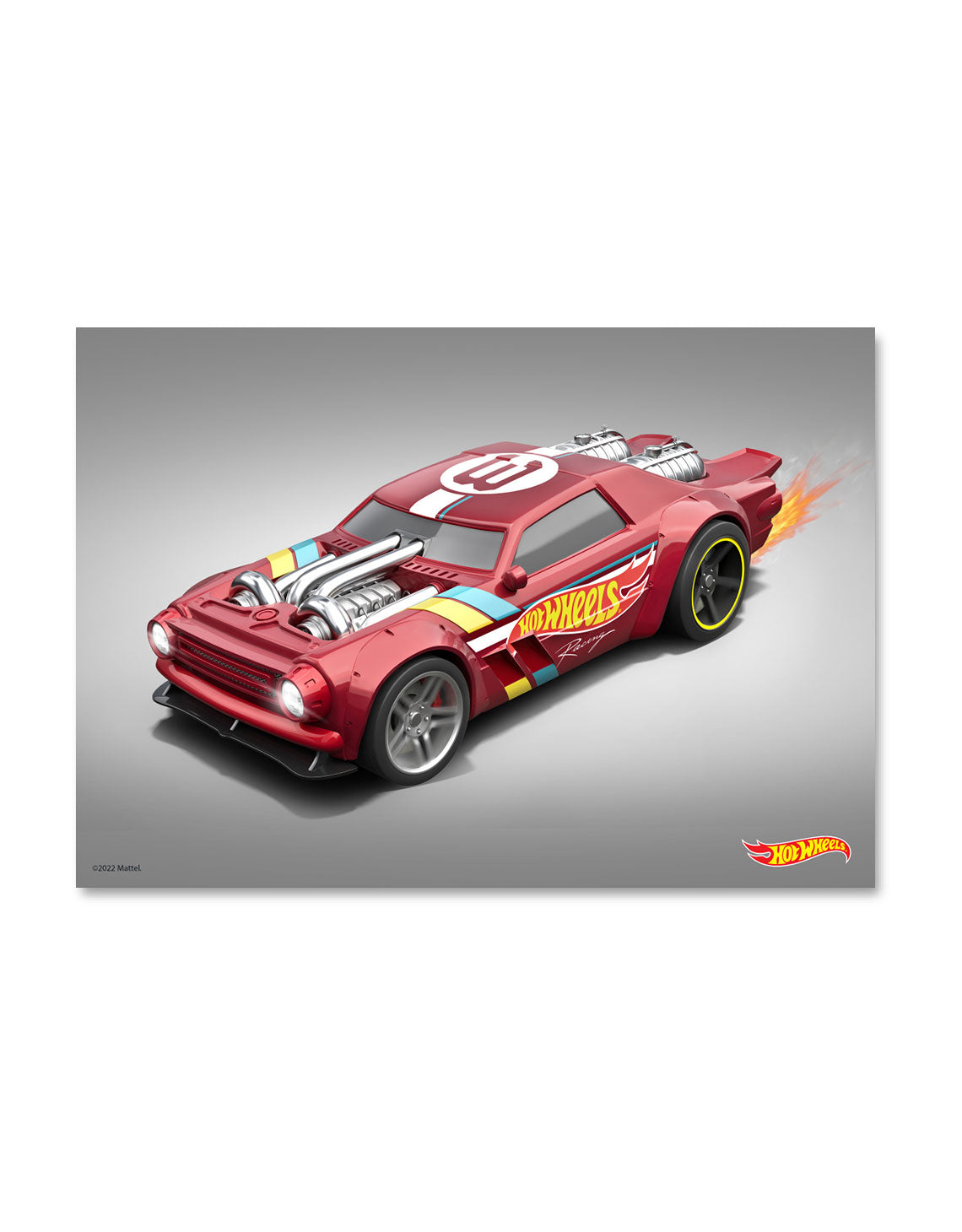 Hot Wheels Night Shifter Top A3 Wall Art