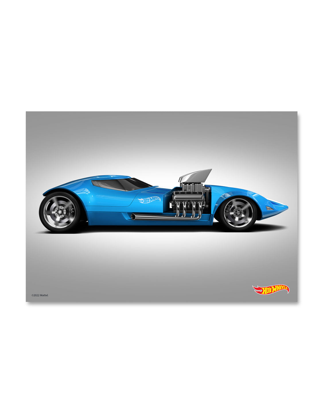 Hot Wheels Twin Mill Side A3 Wall Art