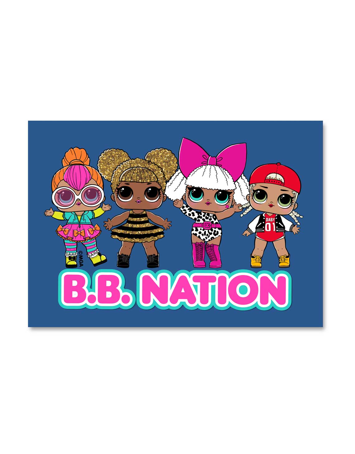 LOL Surprise BB Nation A3 Wall Art