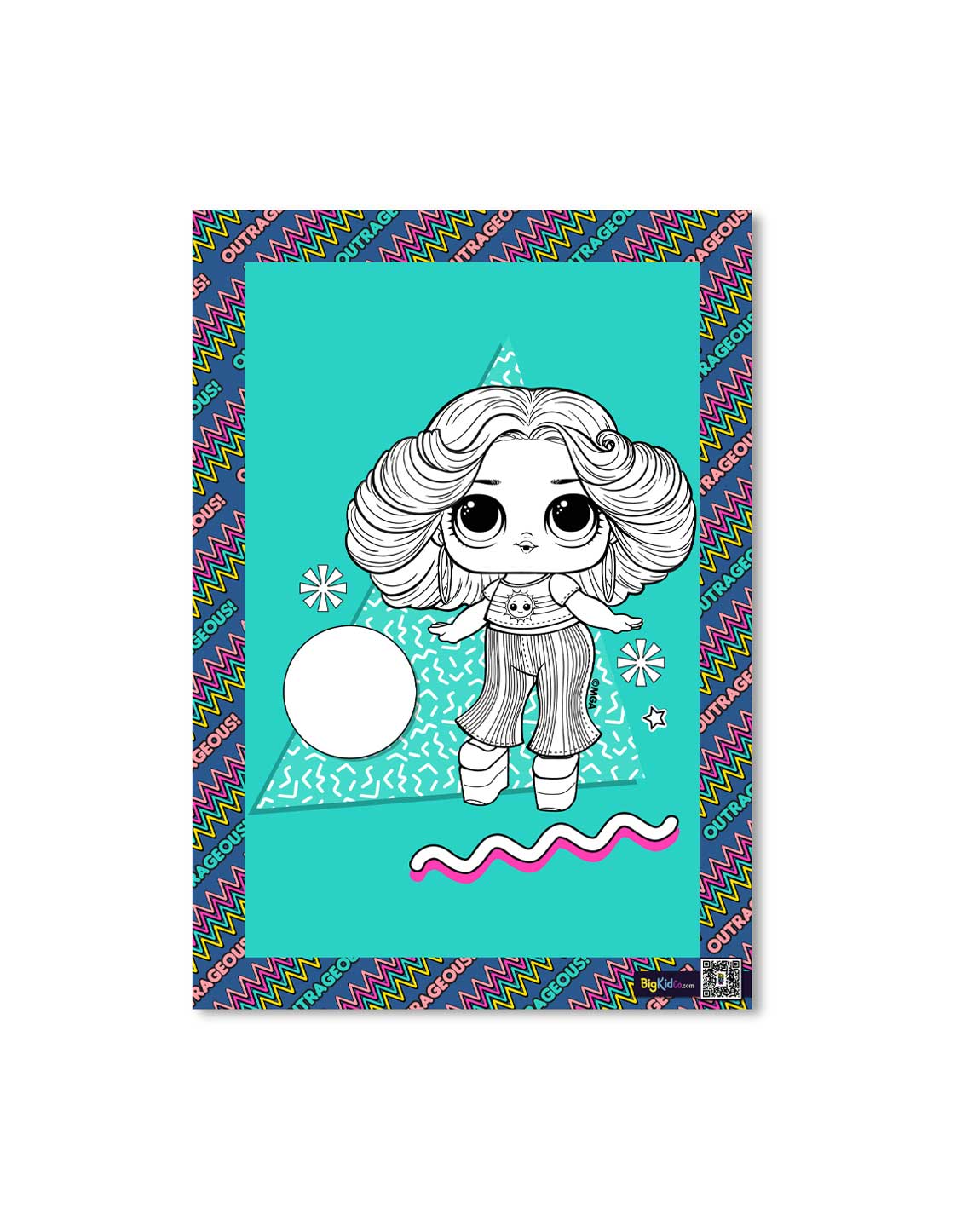LOL Surprise Shiney Babay A3 Creative Art