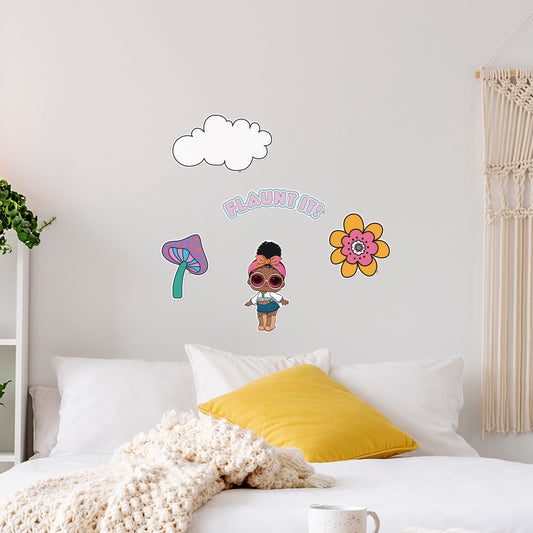 LOL Surprise Funtastic Removable Wall Decals - Pack 1