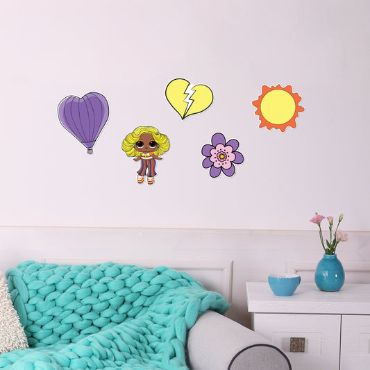 LOL Surprise Funtastic Removable Wall Decals - Pack 2