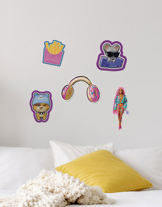 Barbie Extra Removable Wall Decals - Pack 1