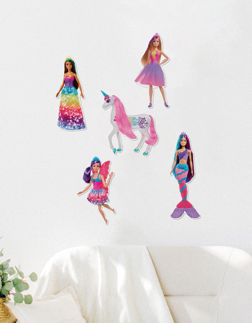 Barbie Fantasy Removable Wall Decals - Pack 2