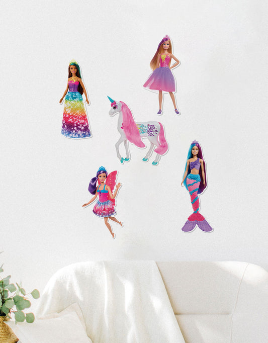 Barbie Fantasy Removable Wall Decals - Pack 2