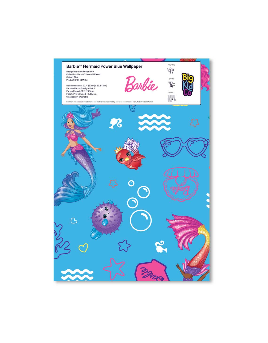 Barbie Mermaid Power Blue Wallpaper