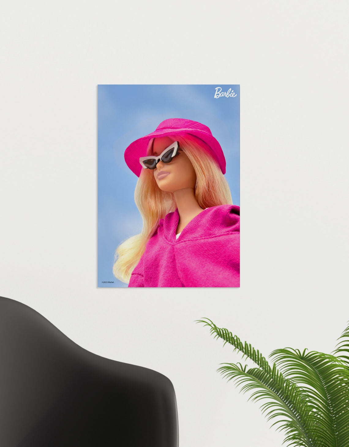 Barbie Pink Bucket Hat A3 Photography Wall Art
