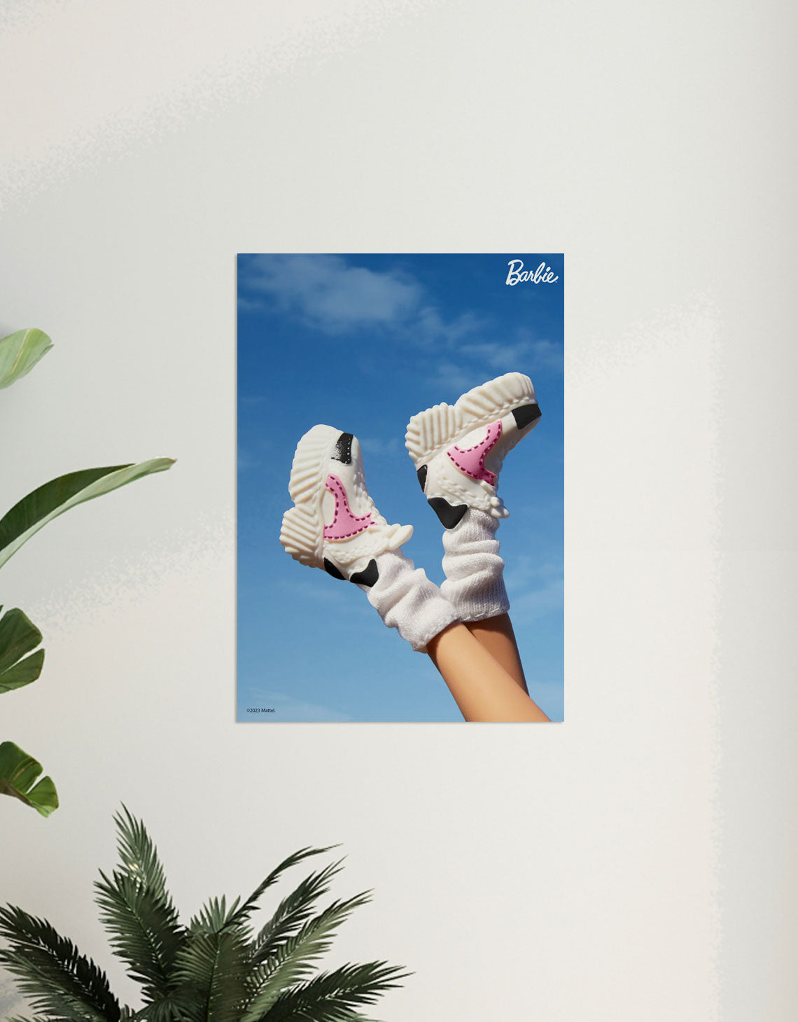 Barbie Sky Sneakers A3 Photography Wall Art