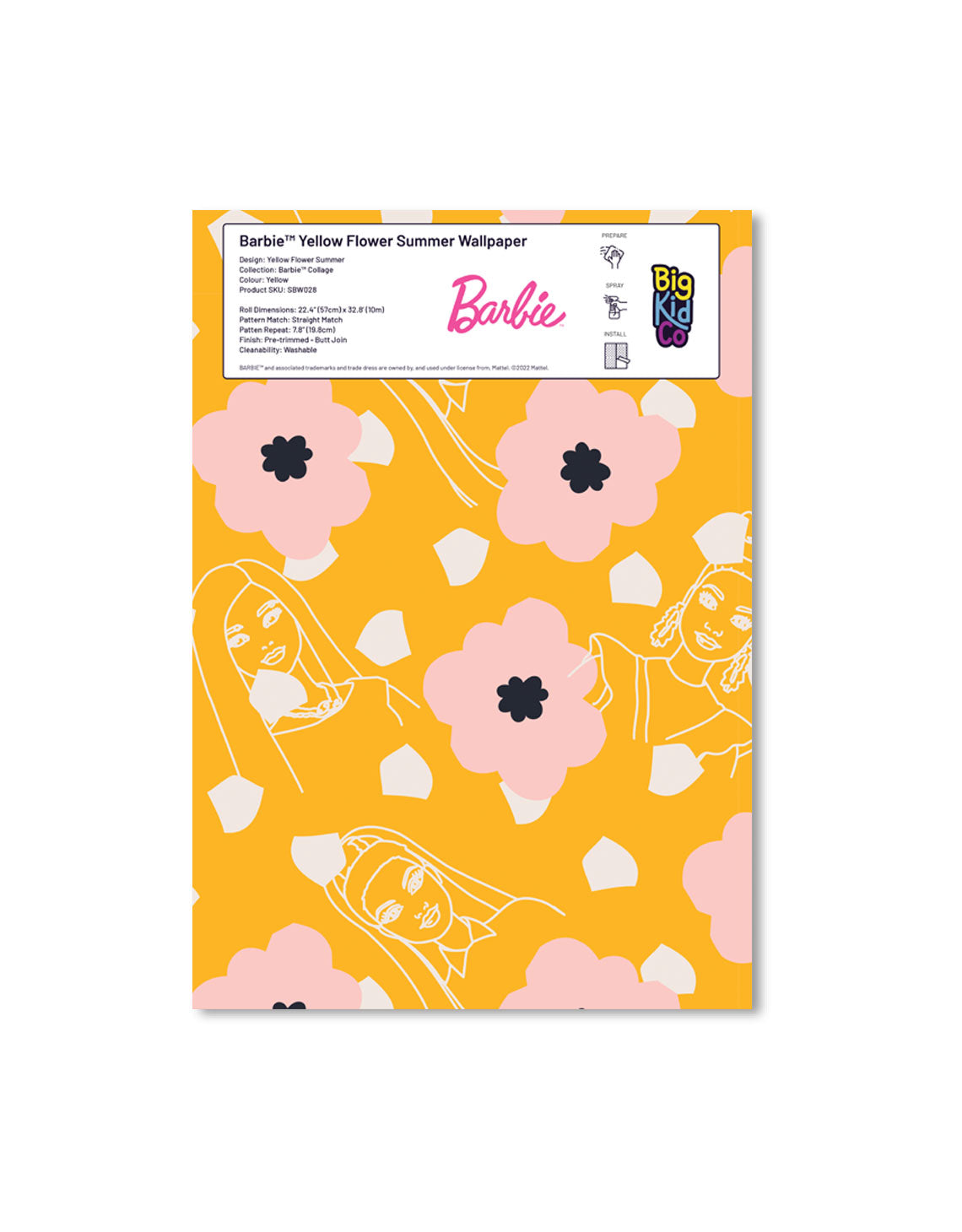 Barbie Yellow Flower Summer Wallpaper