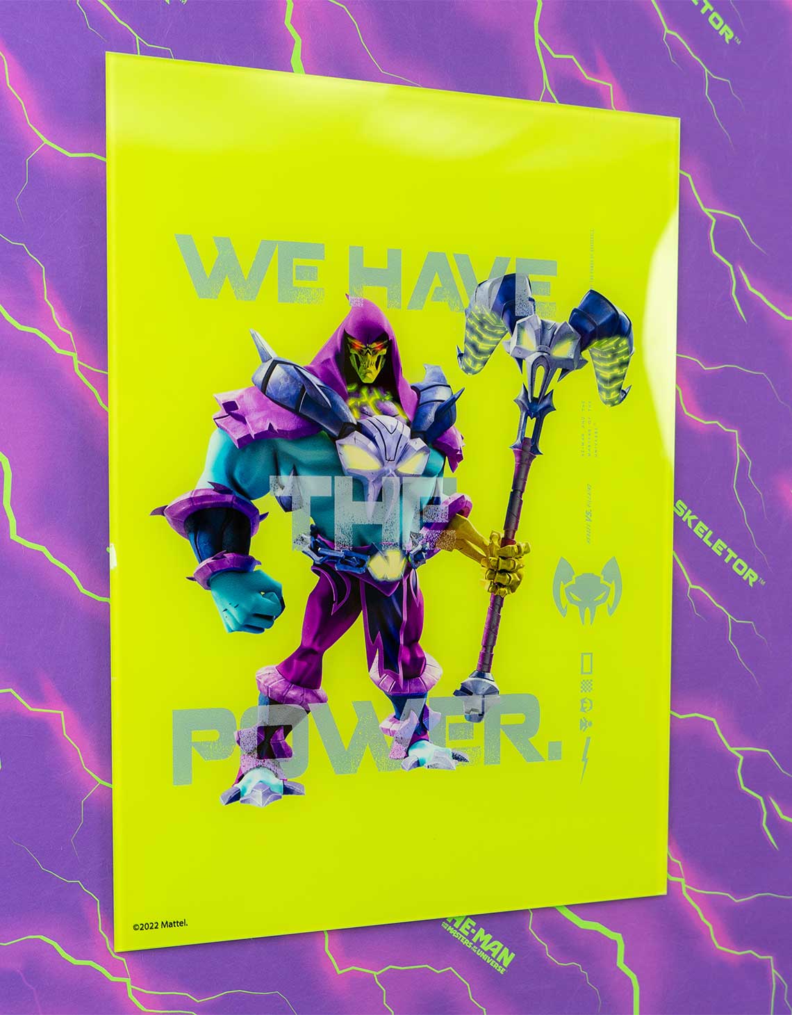 He-Man And The Masters Of The Universe Skeletor A3 Wall Art