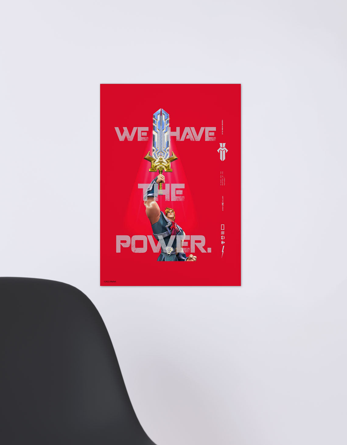 He-Man And The Masters Of The Universe We Have The Power A3 Wall Art