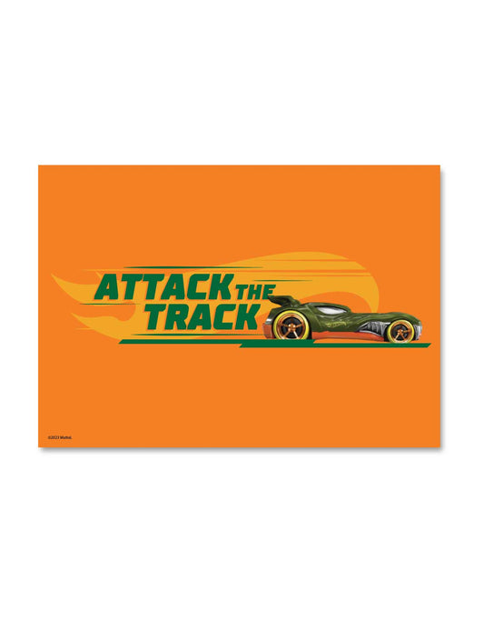 Hot Wheels Attack the Track A3 Wall Art