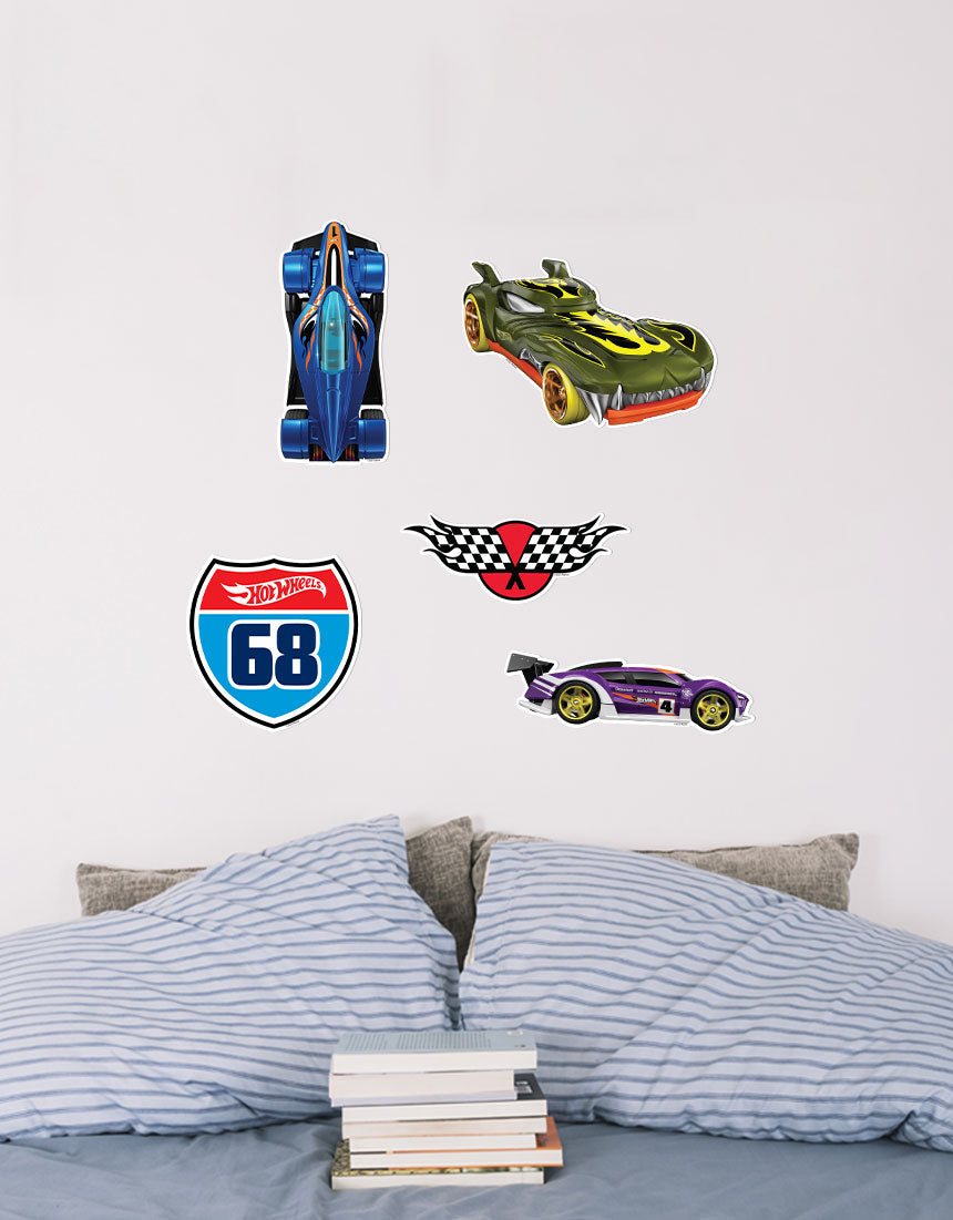 Hot Wheels Core Removable Wall Decals - Pack 2