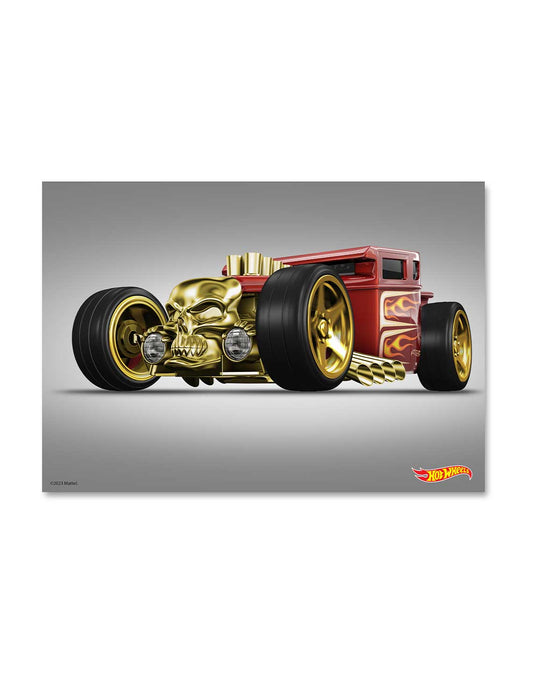Hot Wheels Bone Shaker 23 A3 Wall Art