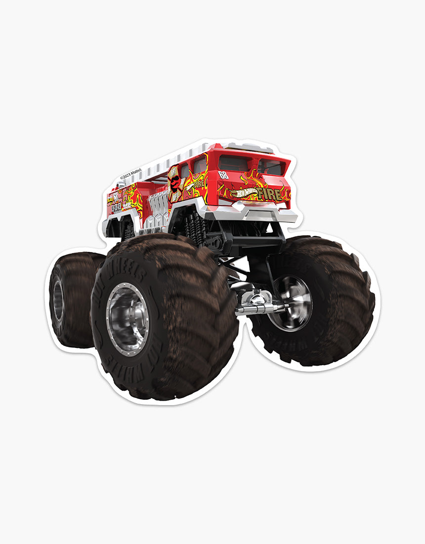 Hot Wheels Monster Trucks Removable Wall Decals - Pack 2