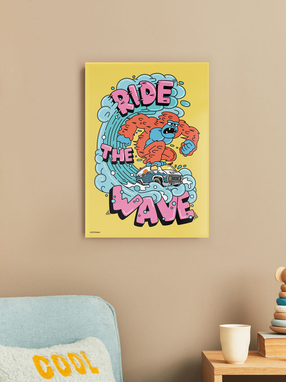 Hot Wheels Ride the Wave A3 Wall Art