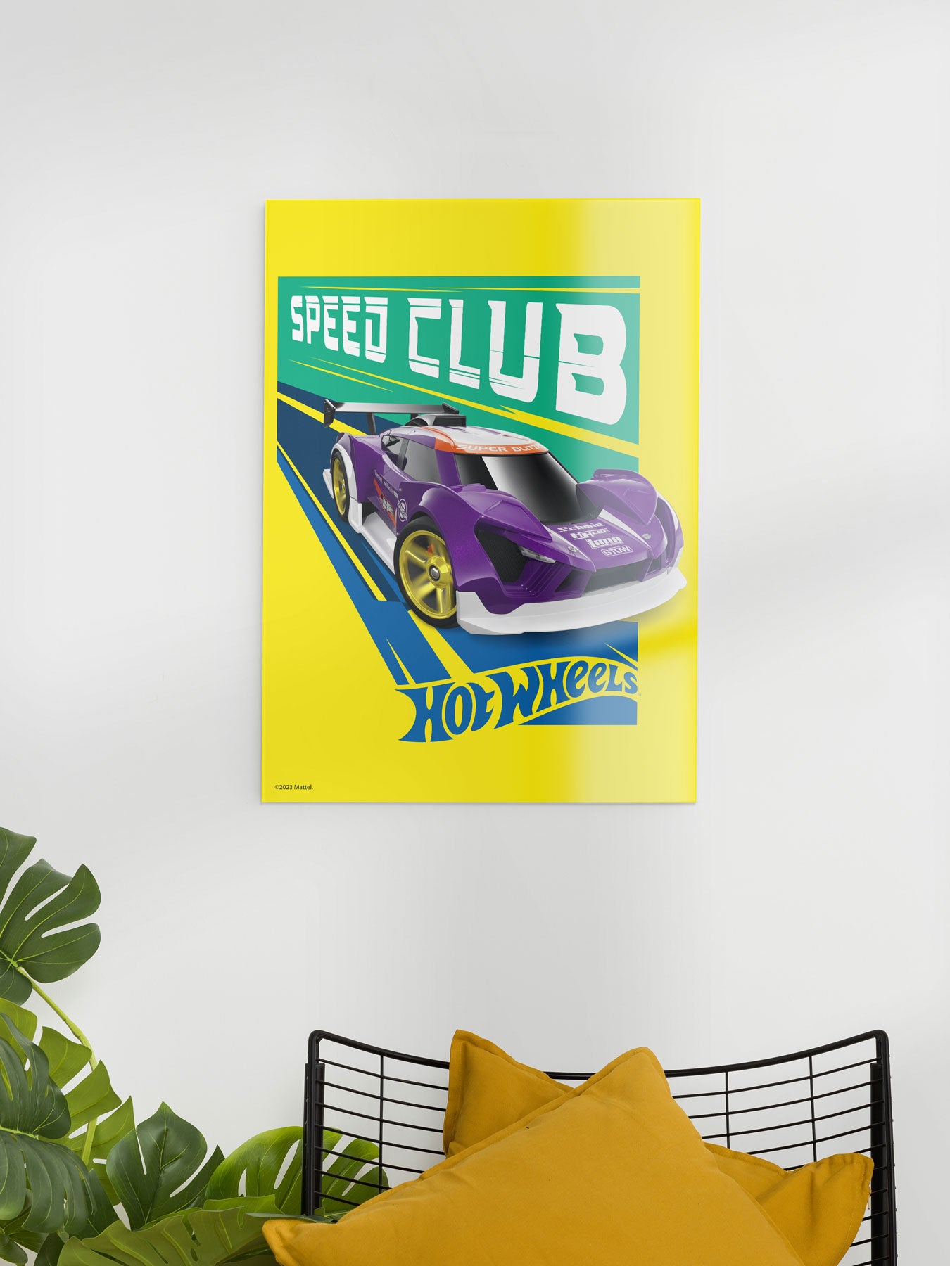 Hot Wheels Speed Club A3 Wall Art