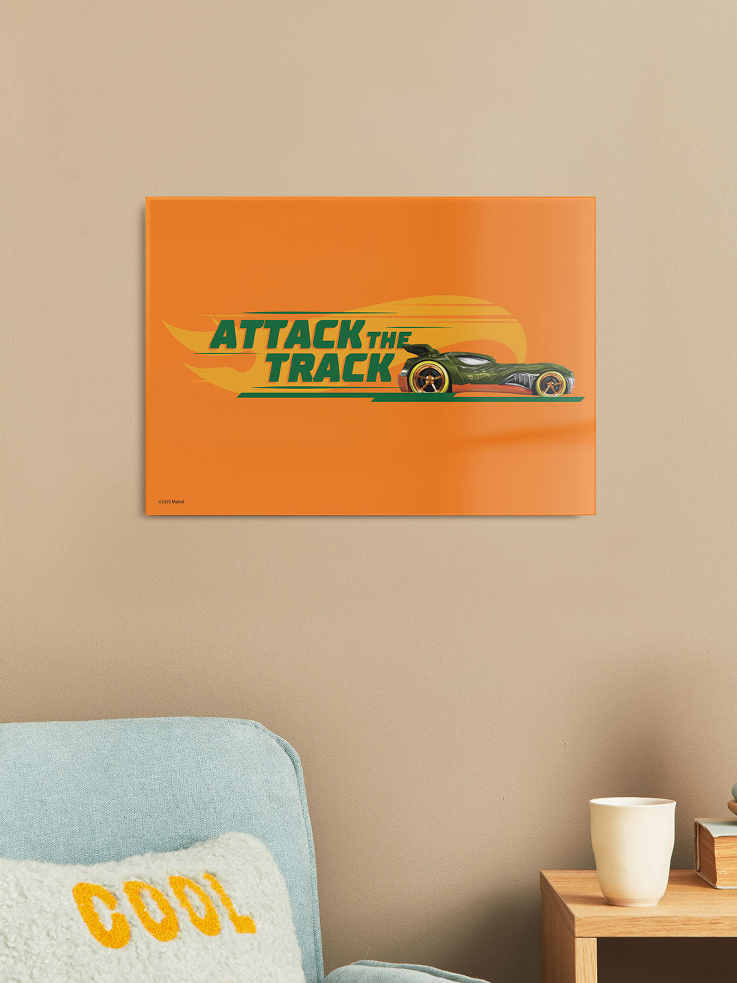 Hot Wheels Attack the Track A3 Wall Art