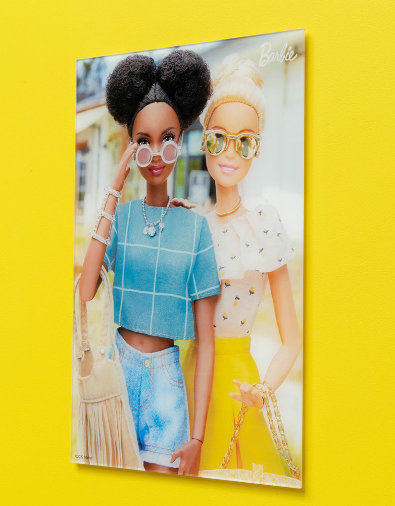 Barbie & Nikki Dolls A3 Wall Art
