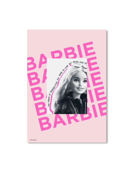 Barbie Born To Lead A3 Wall Art