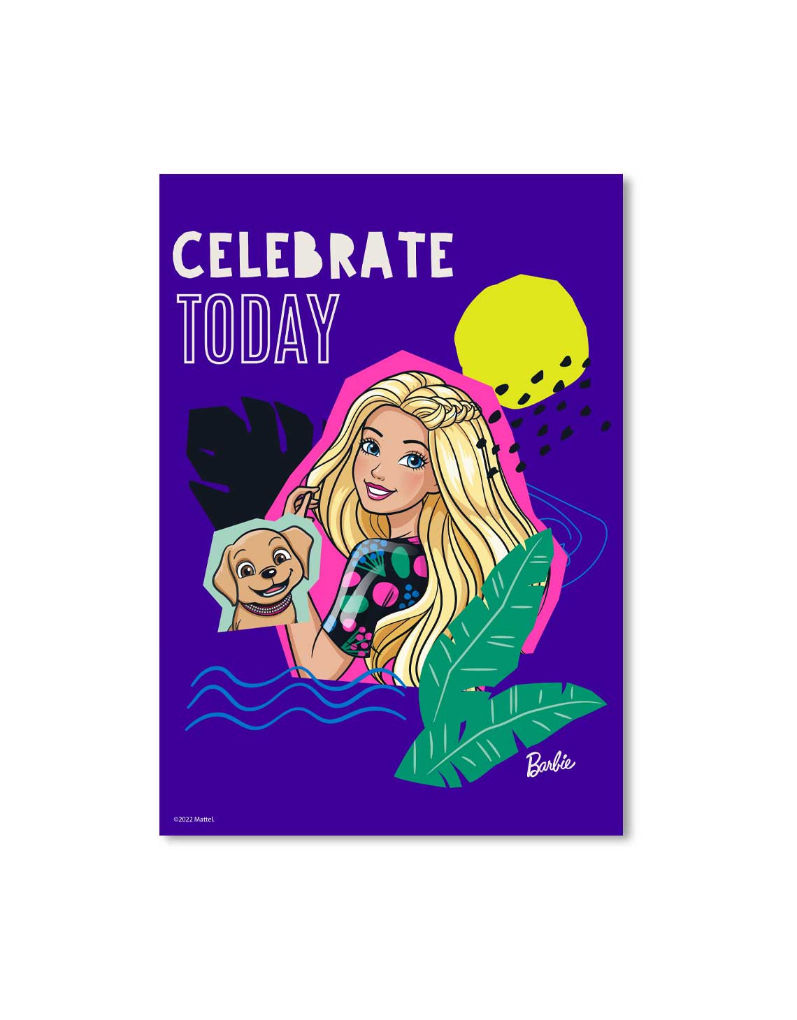 Barbie Celebrate Today Tropics A3 Wall Art