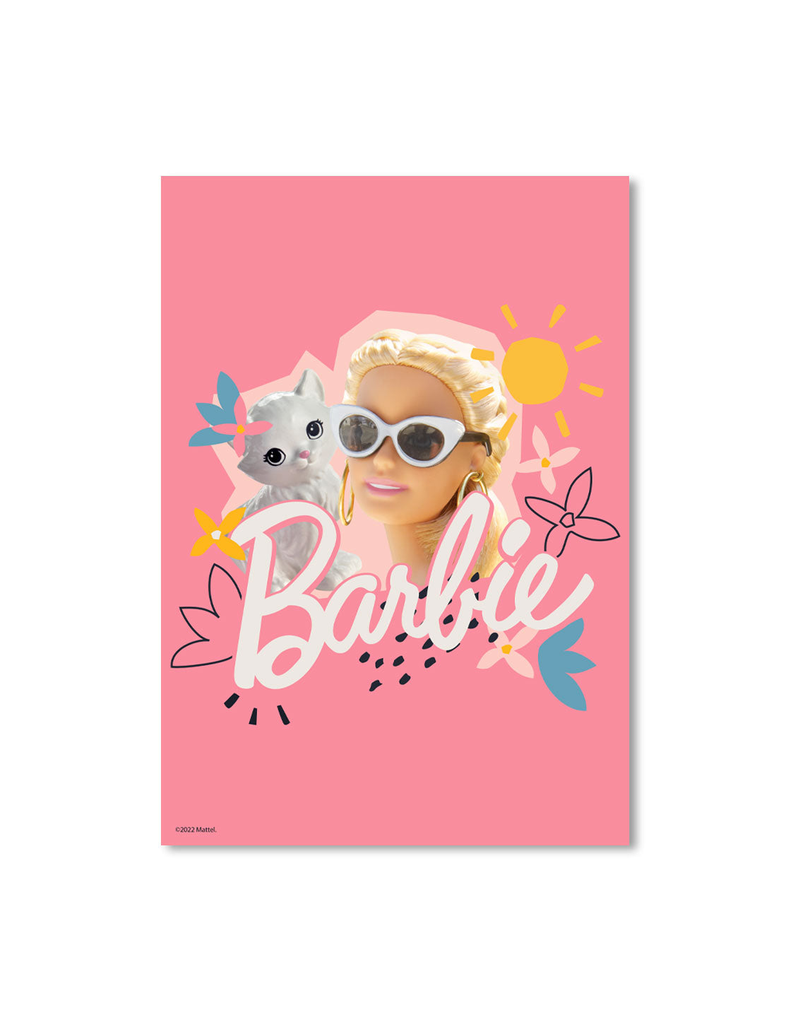 Barbie Collage Summer A3 Wall Art