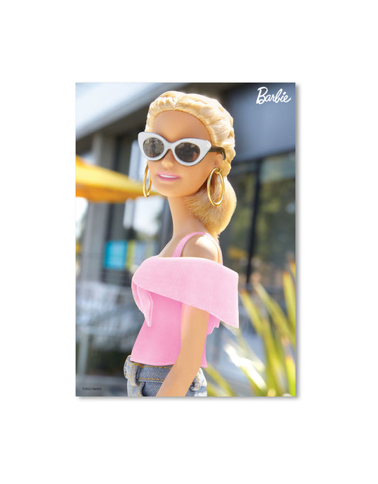 Barbie Doll Collage Summer A3 Wall Art