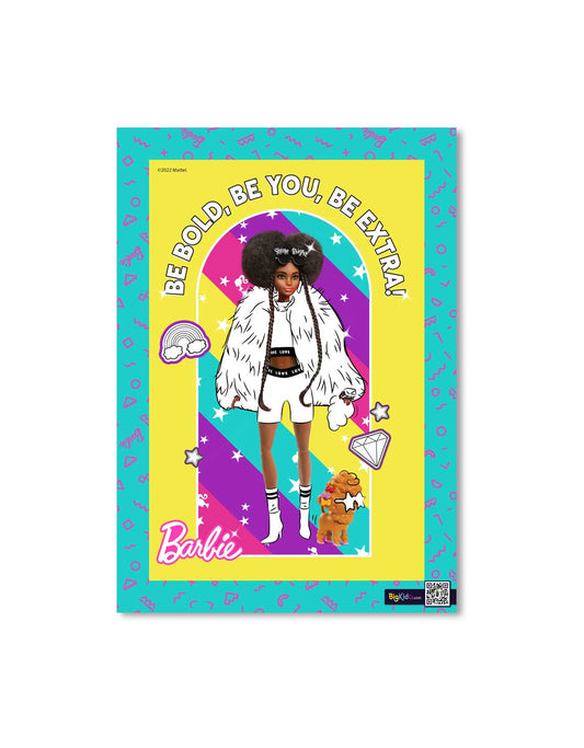Barbie Extra Be Bold, Be You, Be Extra A3 Creative Art