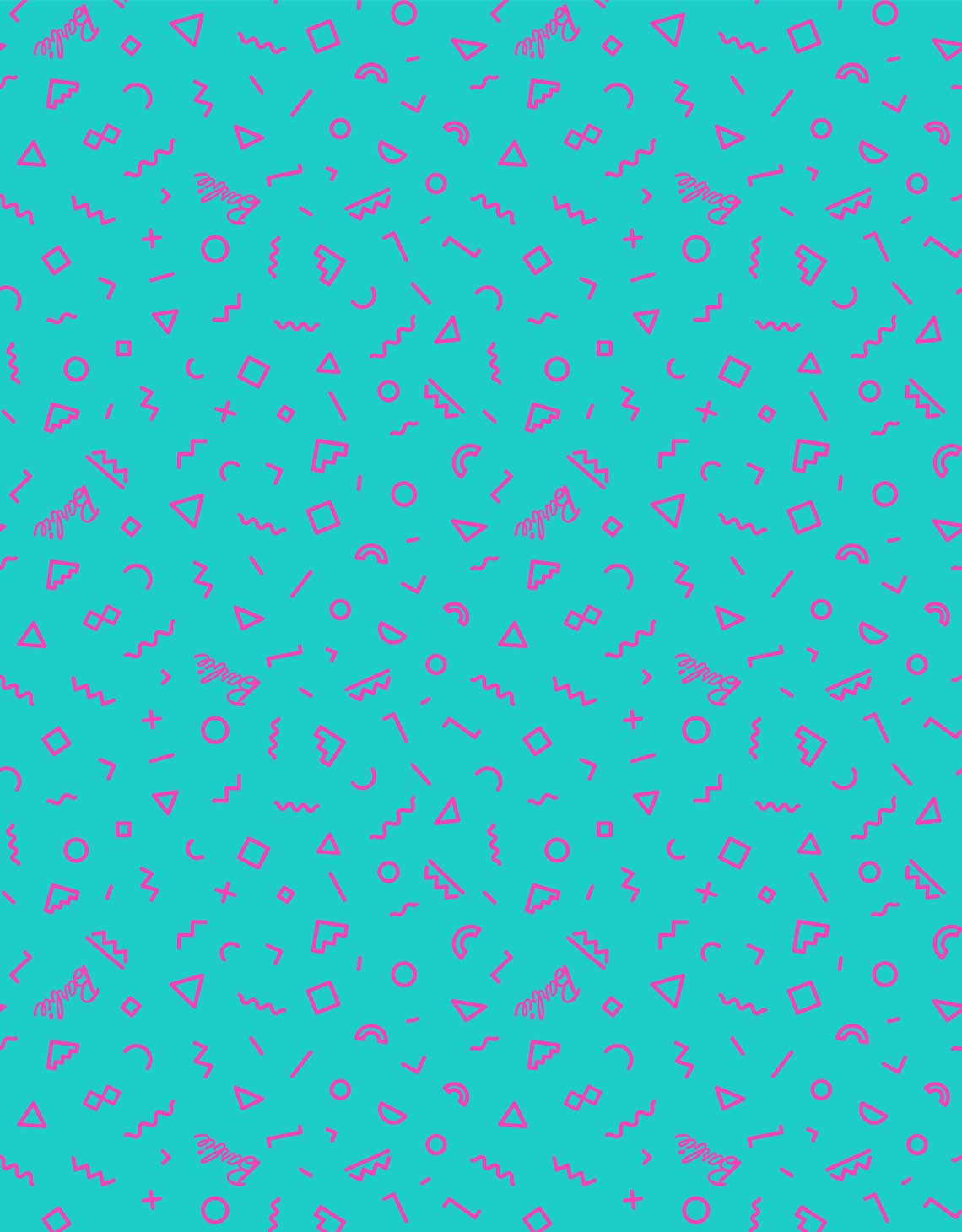 Barbie Extra Blue & Pink Wallpaper