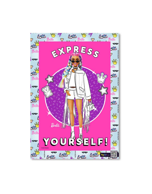 Barbie Extra Express Yourself A3 Creative Art