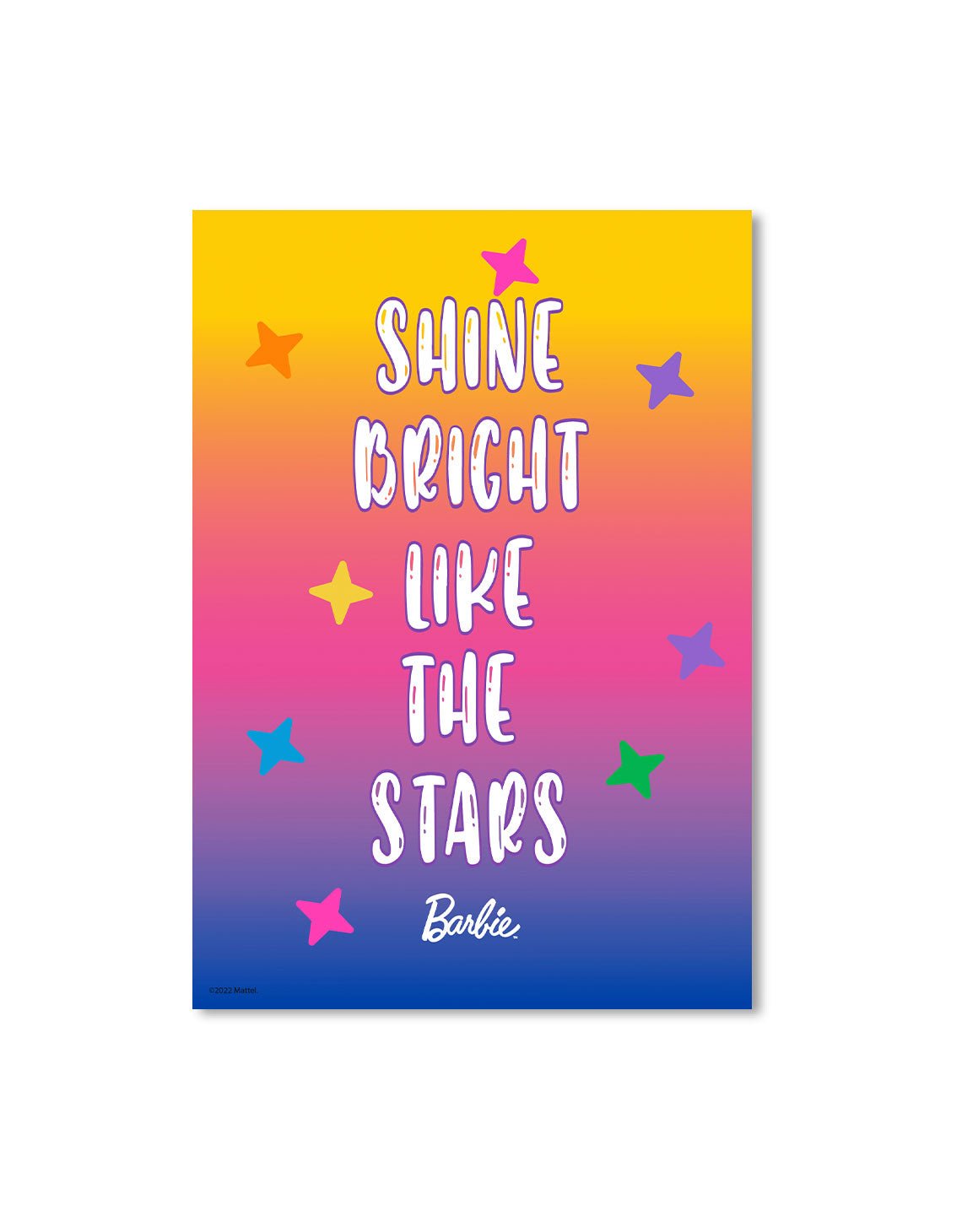 Barbie Extra Shine Bright Like The Stars A3 Wall Art