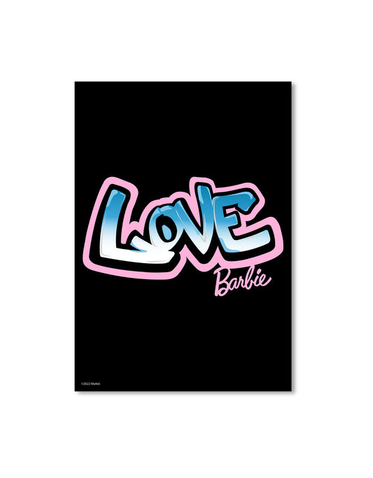 Barbie Extra Street Style Love A3 Wall Art