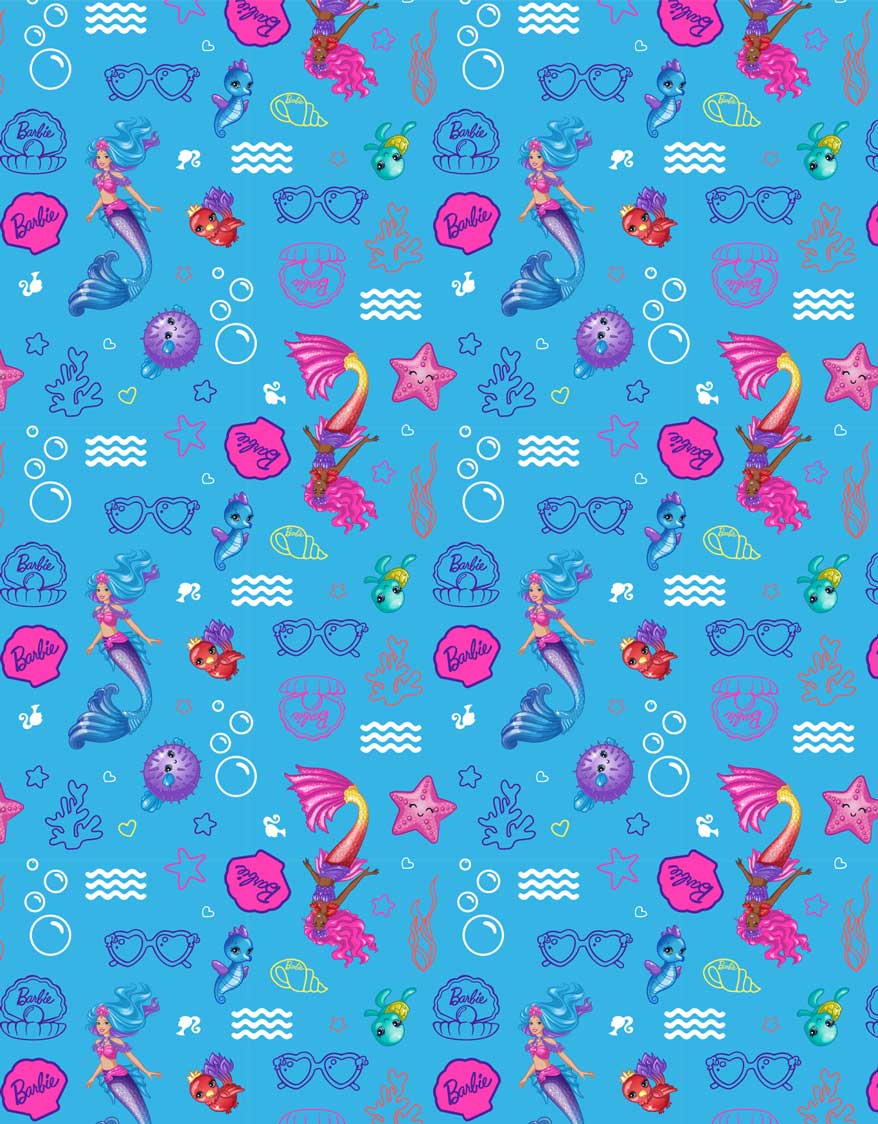 Barbie Mermaid Power Blue Wallpaper