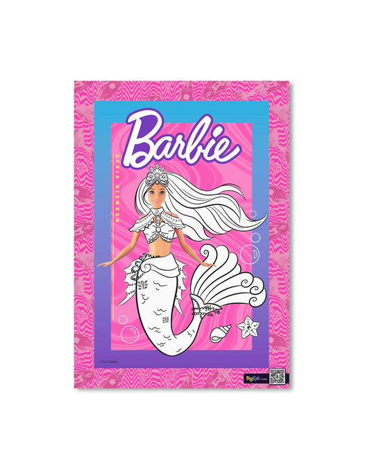 Barbie Mermaid Power "Malibu" Doll A3 Creative Art
