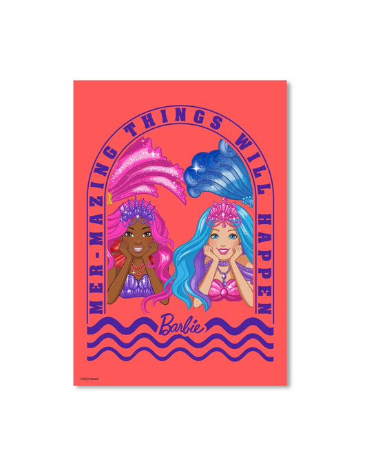 Barbie Mermaid Power Mer-mazing A3 Wall Art