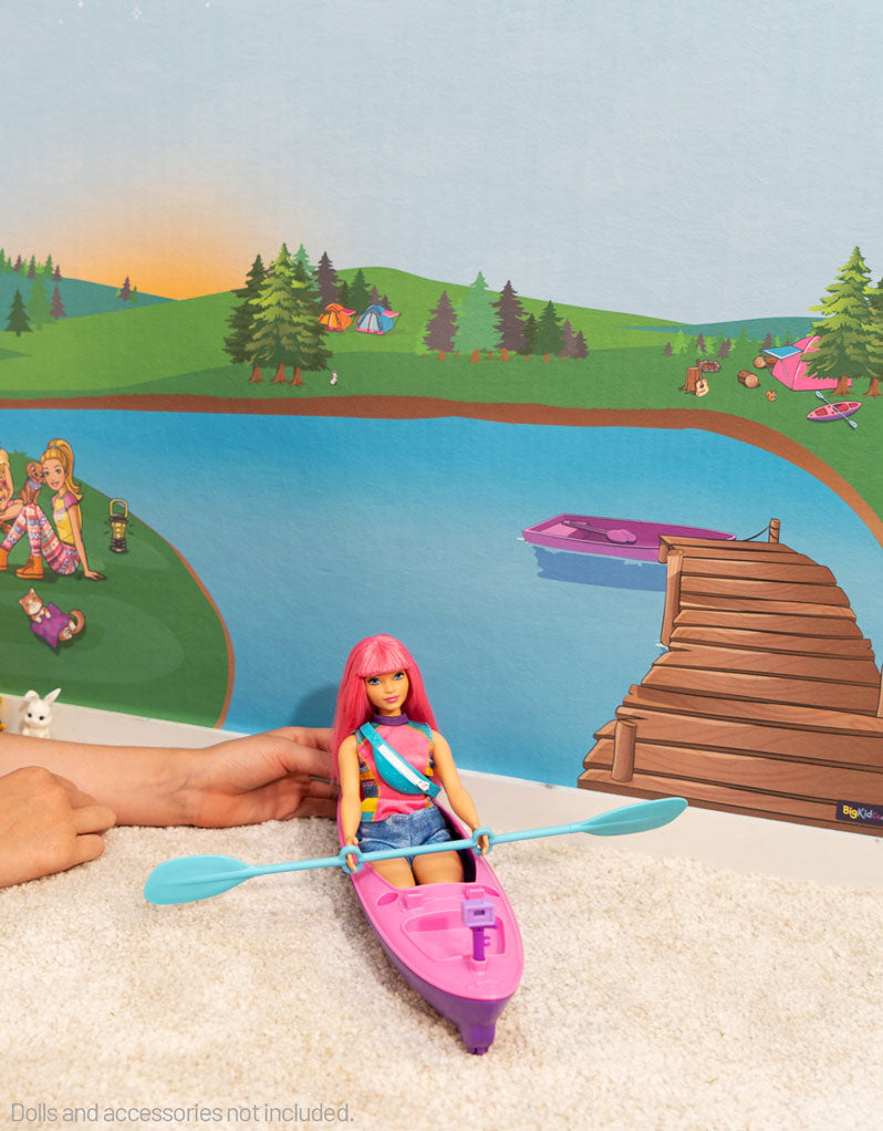 Barbie Let's Go Camping Interactive Wallpaper