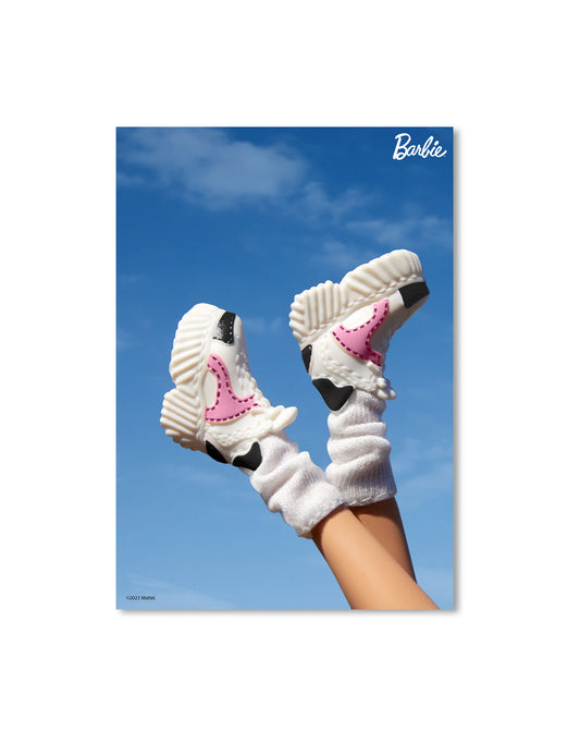 Barbie Sky Sneakers A3 Photography Wall Art
