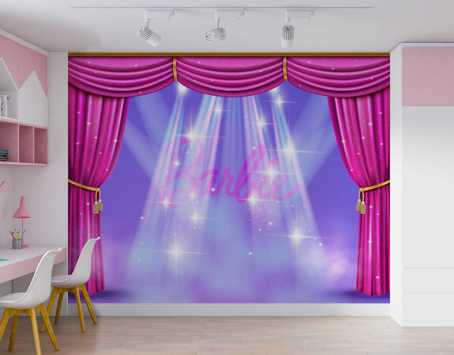 Barbie Stage Wallpaper Mural