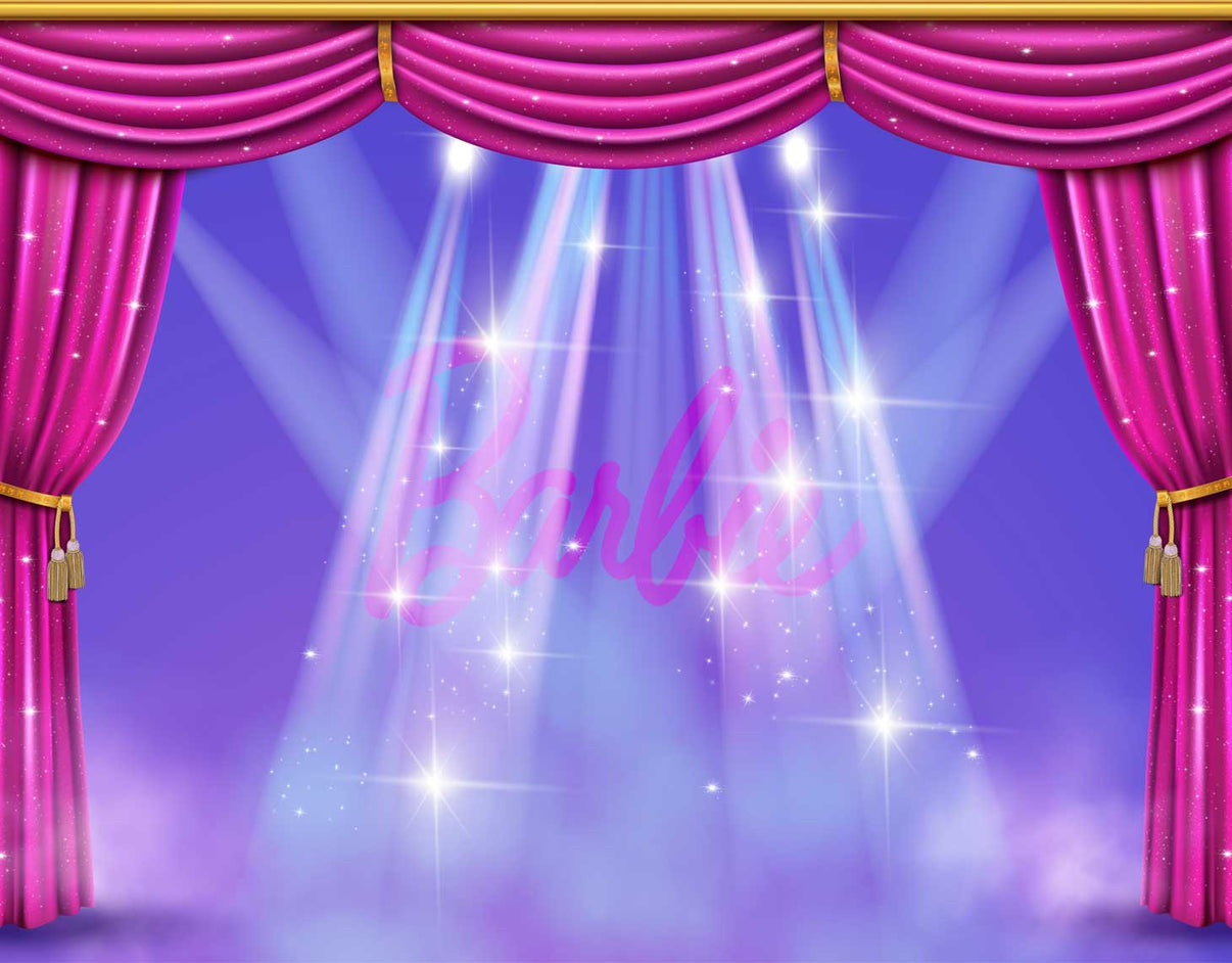 Barbie Stage Wallpaper Mural – BigKidCo