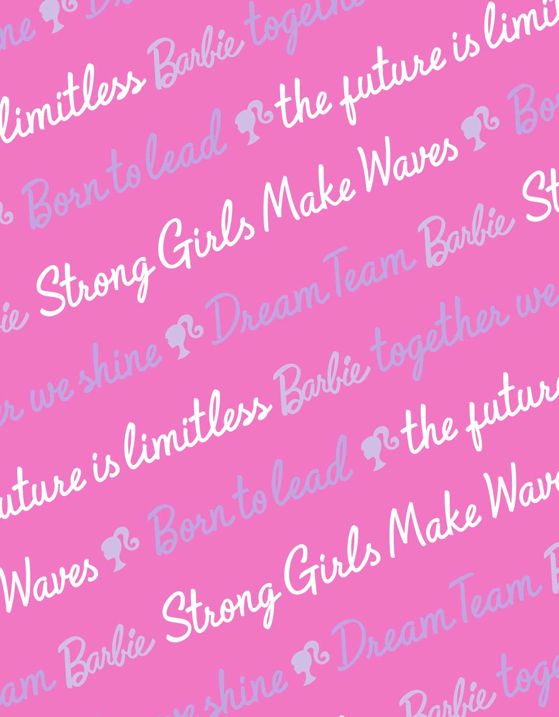 Barbie Strong Girls Make Waves Wallpaper Mural
