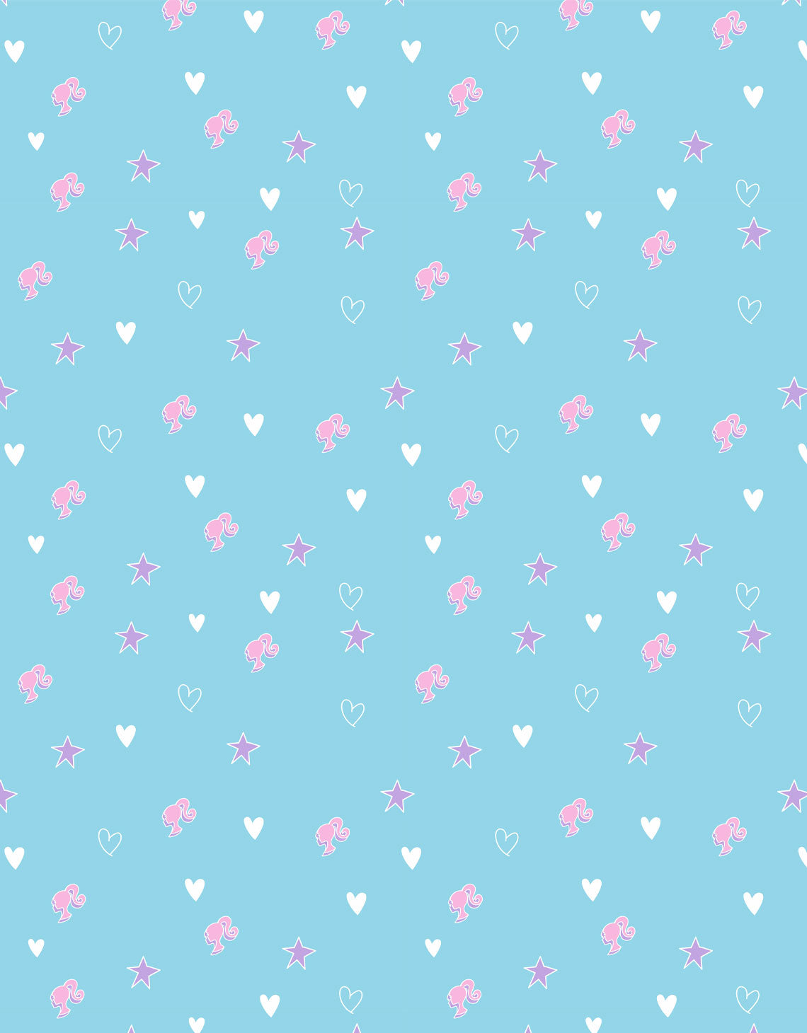 Barbie Sweet Vibes Blue Star Wallpaper – BigKidCo