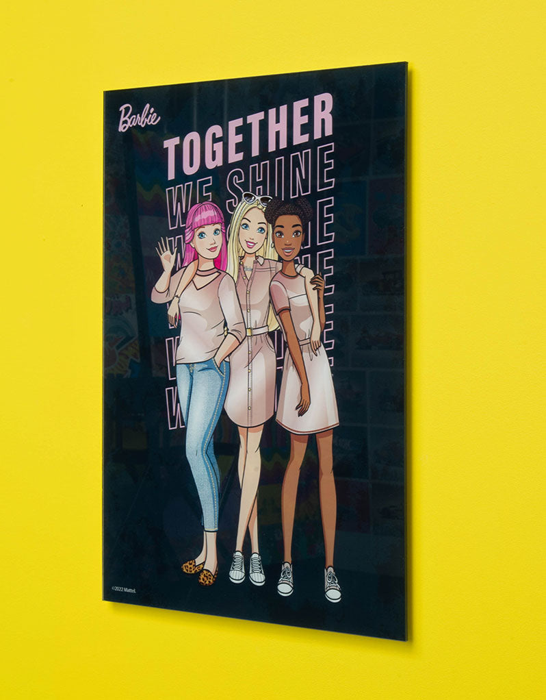 Barbie Together We Shine A3 Wall Art