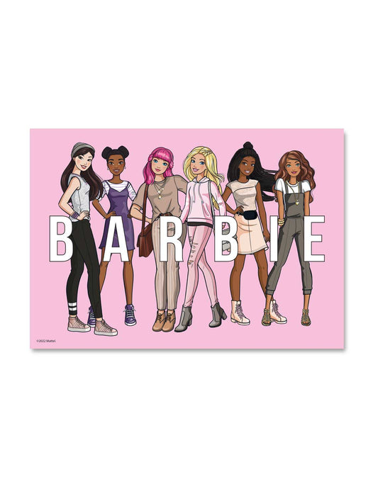 Barbie Unity Matters Group A3 Wall Art