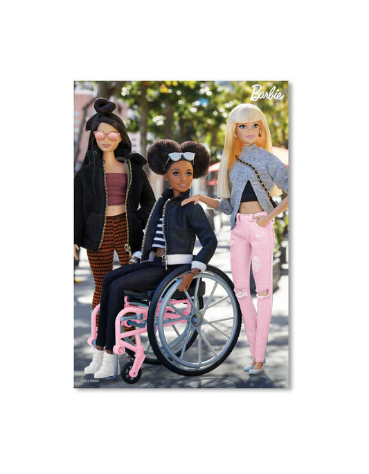 Barbie Unity Matters Dolls A3 Wall Art