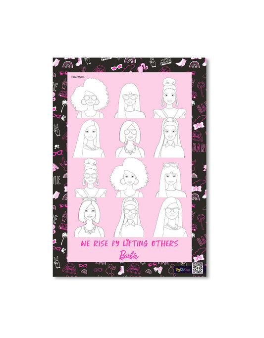 Barbie We Rise By Lifting Others A3 Creative Art