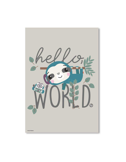 Fisher-Price Hello World A3 Wall Art