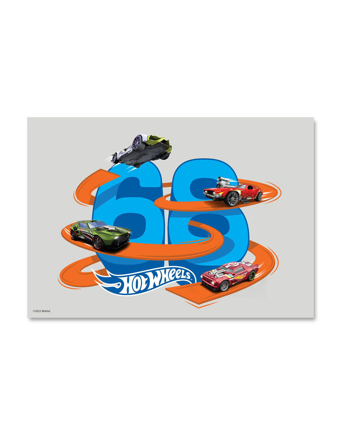 Hot Wheels 68 A3 Wall Art